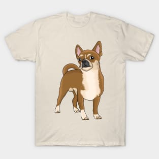 Chihuahua dog cartoon illustration T-Shirt